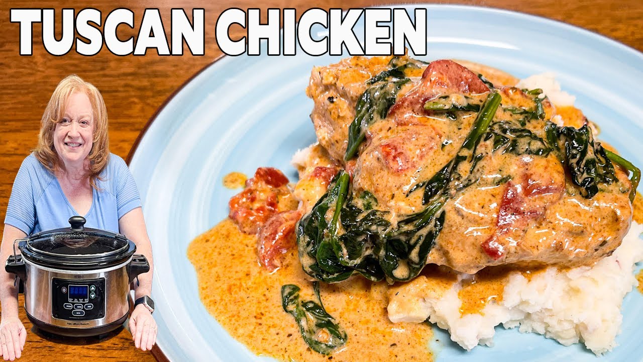 Сливочная курица по-тоскански, приготовленная в мультиварке