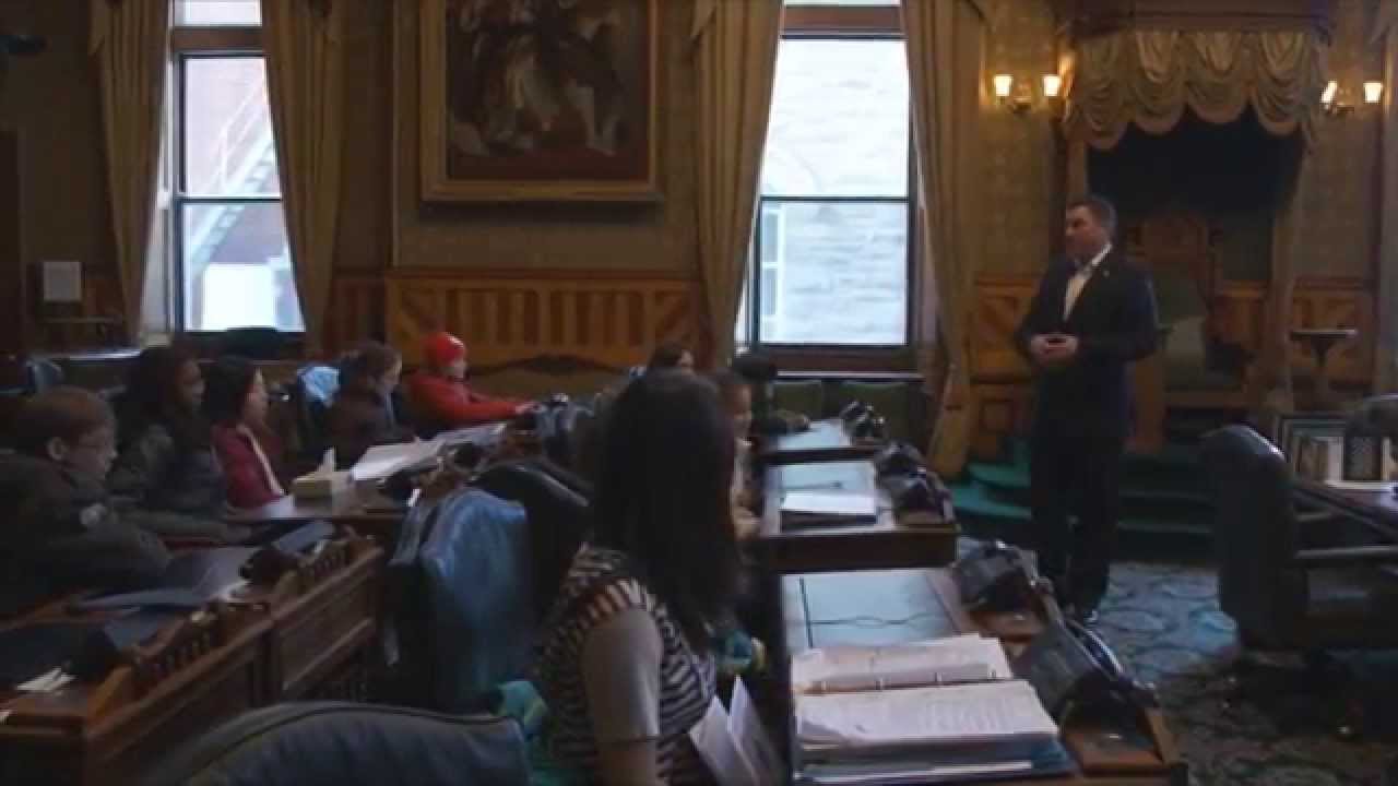 MLA Brian Macdonald Hosts Children and Staff from Camp Lead at the Legislature