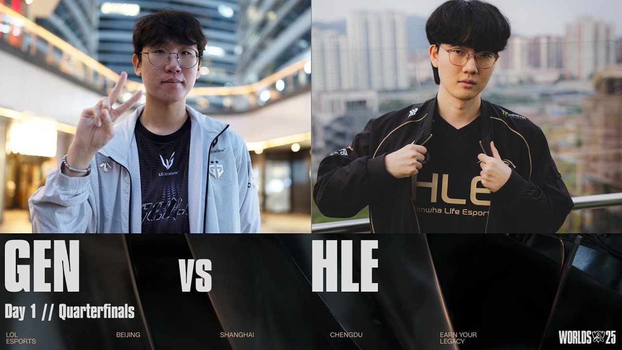 GEN vs HLE | WORLDS 2025 | Quarterfinals | Game 2 | Gen.G Esports vs Hanwha Life Esports
