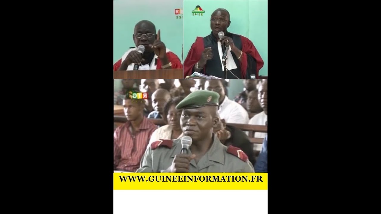 Président Fodé Bangoura: «procureur, asseyez-vous».William Fernandez:«je ne peux pas m'asseoir