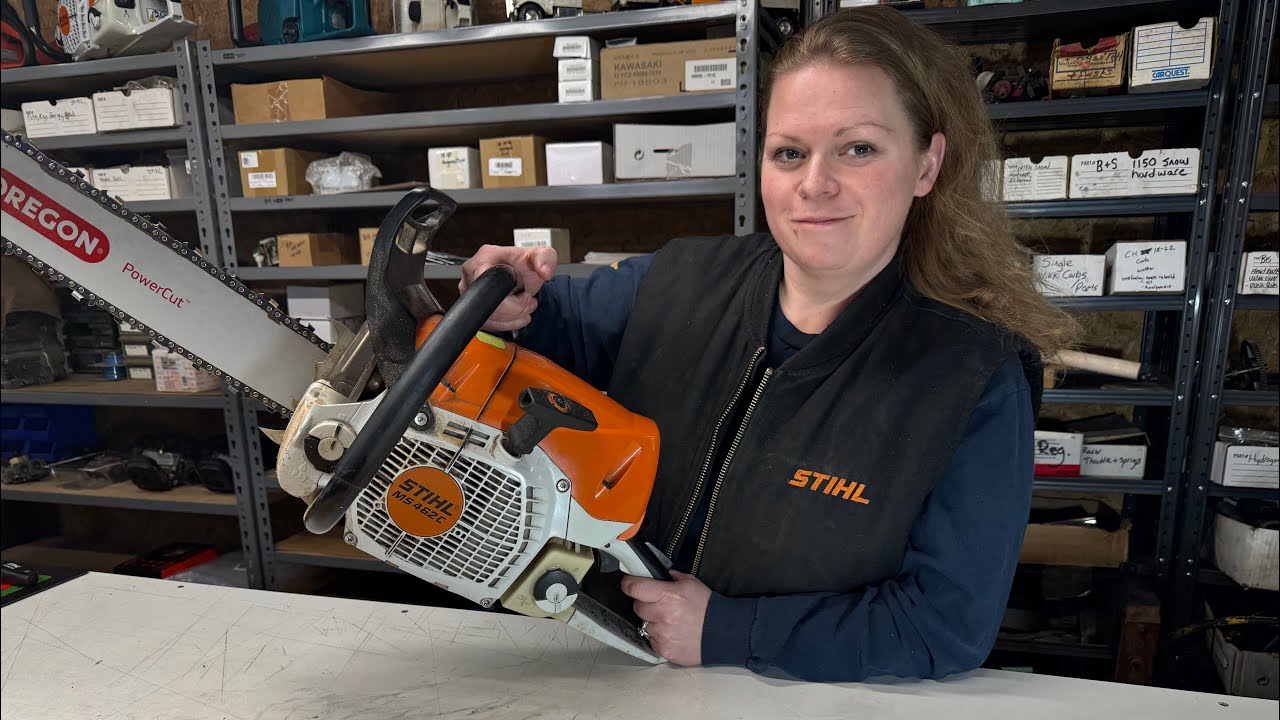 Stihl MS462 Chainsaw! Bar And Chain Not Oiling? Overheating Bar!   WHY ?
