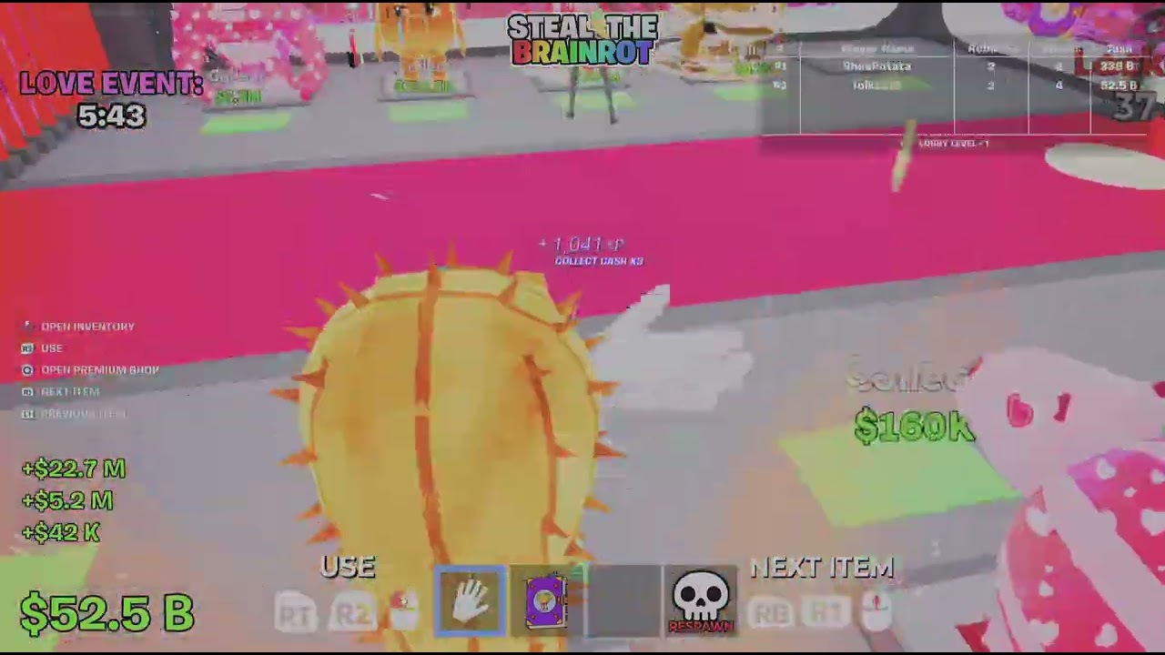 Fortnite Playing Lovely Live Event Steal the Brainrot