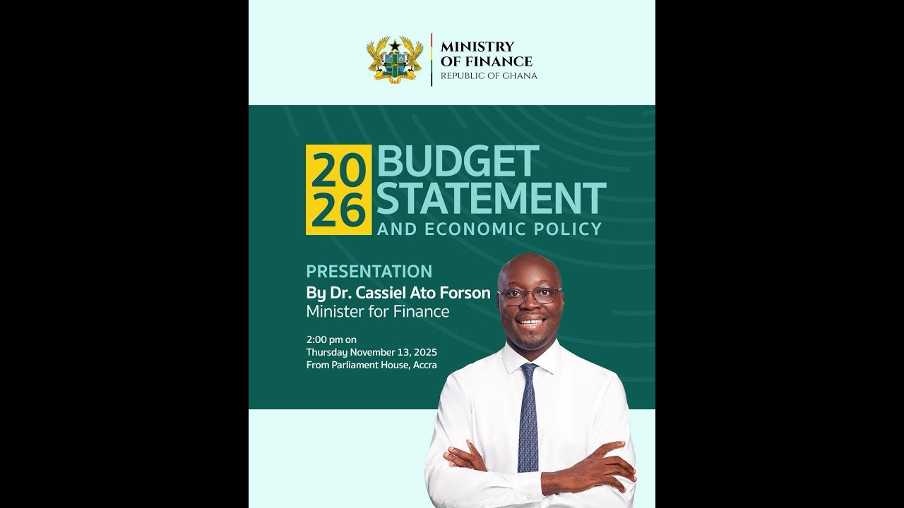🔴 LIVE: Parliamentary sitting: 2026 Budget Statement And Economic Policy