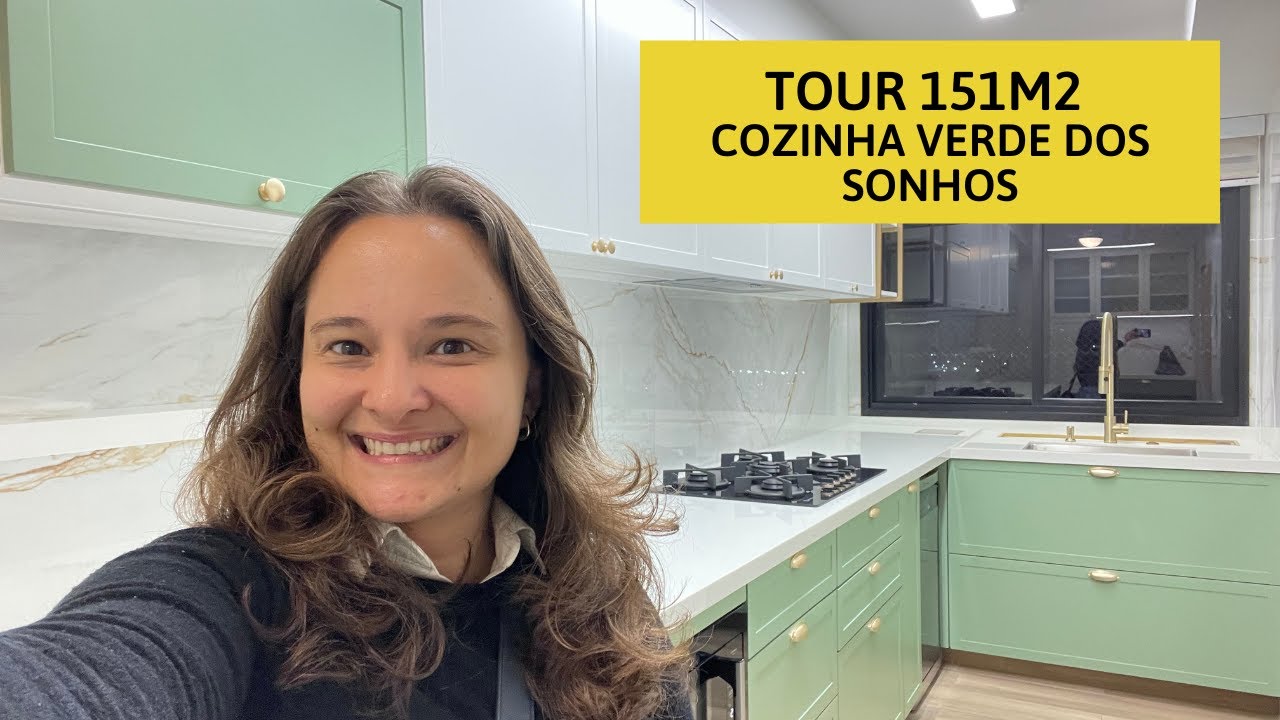 Tour AP 151m2 - Com Cozinha Verde Dos Sonhos