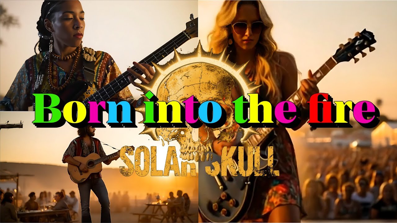SOLAR SKULL   Born into the fire _ IA Band _ Rock Sureño _ Blues Rock _ Psicodelia _ Hippies