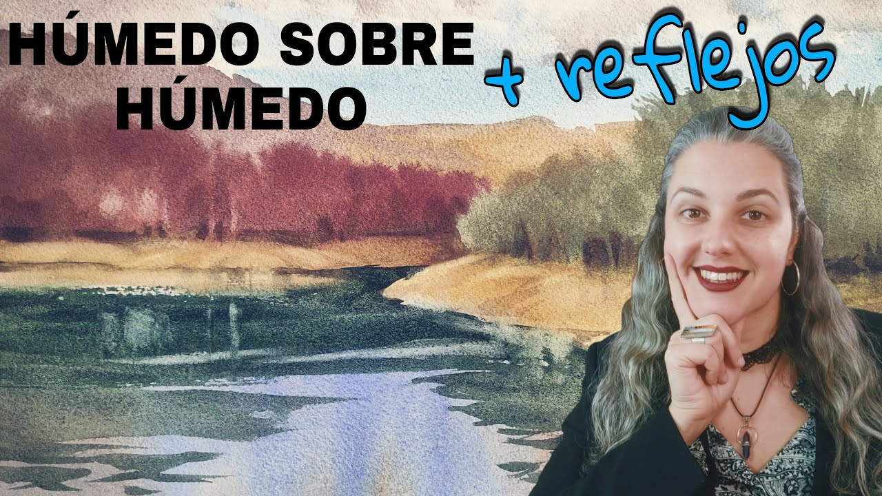 Domina la HUMEDAD y los REFLEJOS EN EL AGUA con este tutorial de ACUARELA