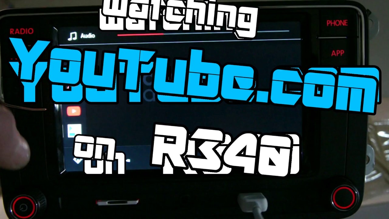 Watching YouTube on R340G / RCD340G