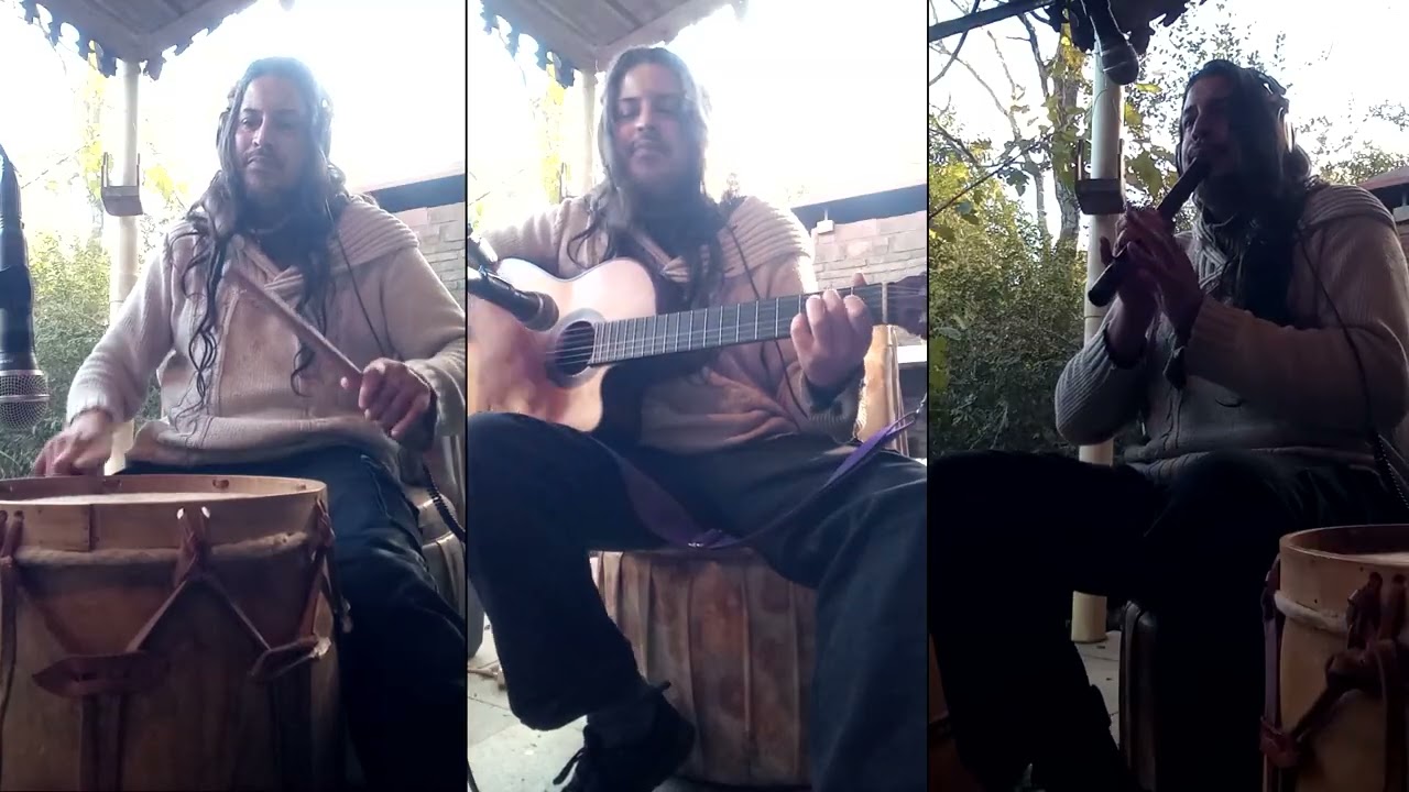 Tres chacas, Guitarra, Bombo y Quena