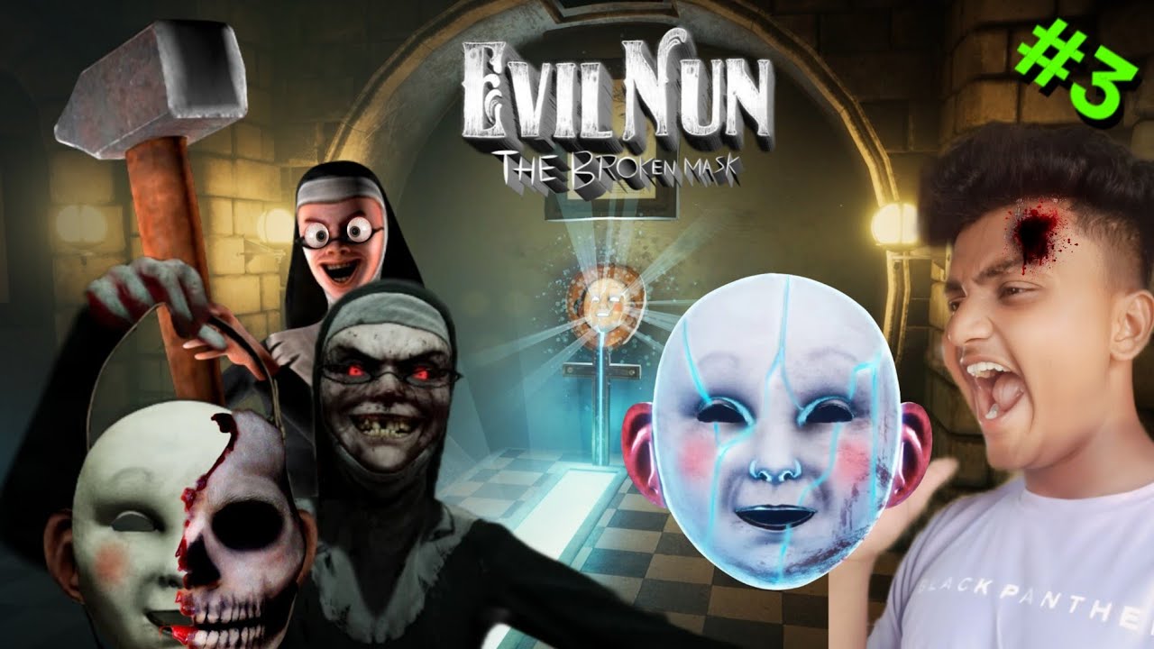 FINALLY MASK PIECE COMPLETE HARDNESS IN EVIL NUN HORROR GAMEPLAY