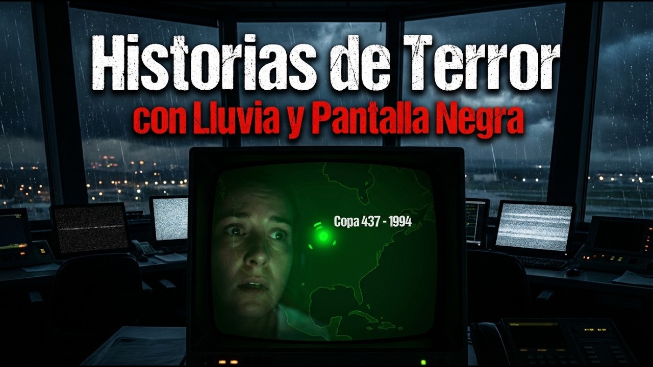Historias de Terror para Dormir con Lluvia y Pantalla Negra | Vol. 44