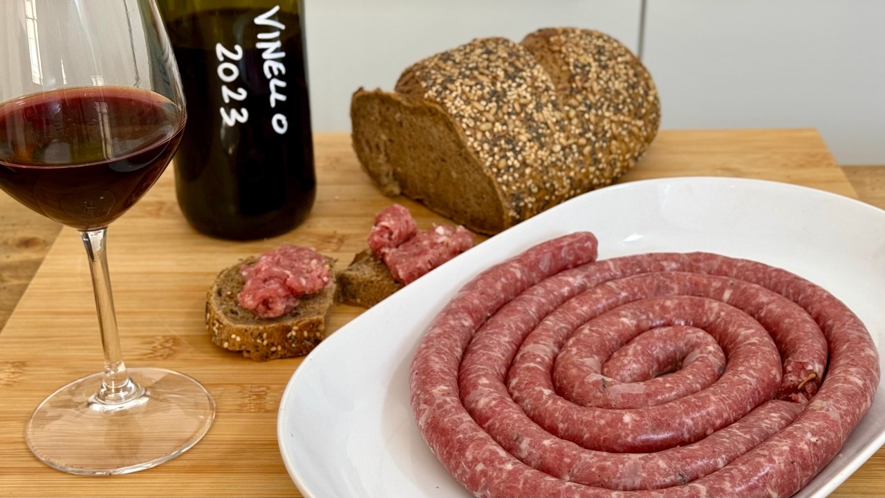 Salsiccia di Bra fatta in casa - Salsiccia che si mangia CRUDA