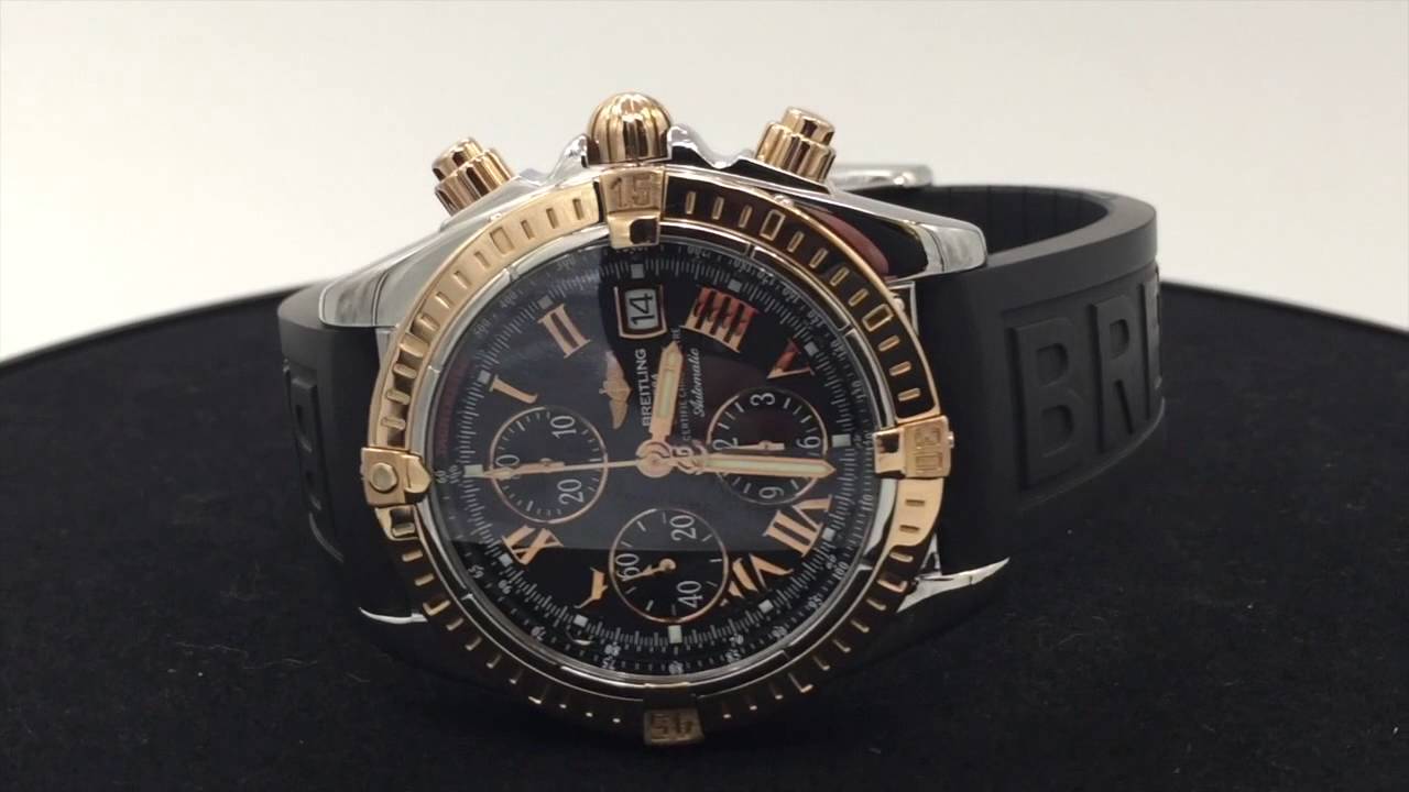 Chrono Watch Breitling Chronomat Evolution CC13356 Rose Gold:Steel