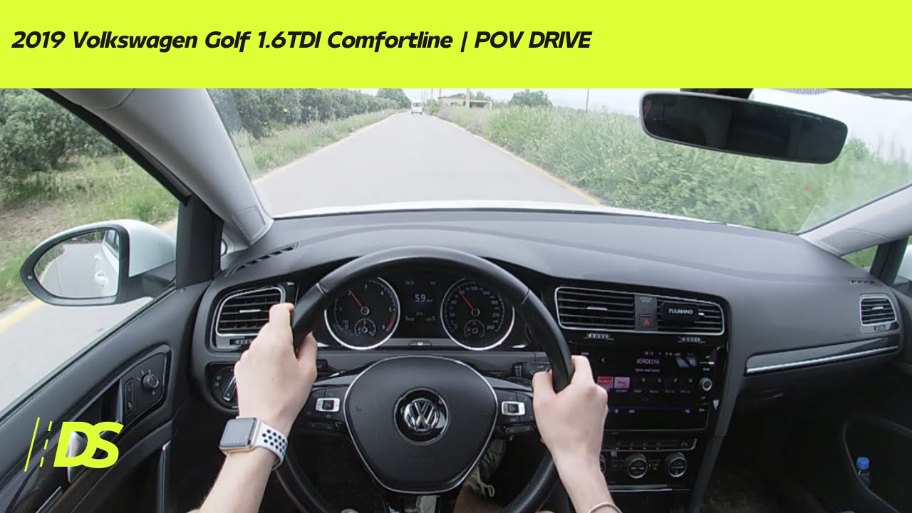 2019 Volkswagen Golf 1.6TDI Comfortline | POV DRIVE