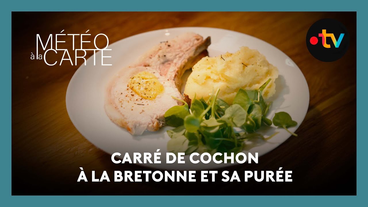 Gastronomie : carré de cochon à la bretonne et sa purée
