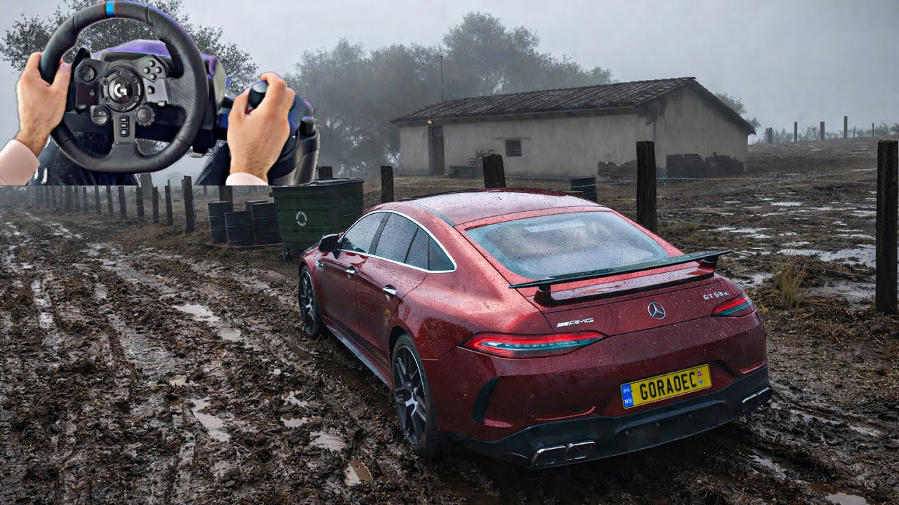 Mercedes AMG GT 4 - Logitech G923 TrueForce | Forza Horizon 5 