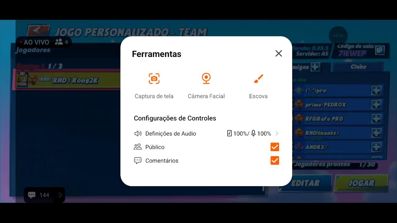 🗿LIVE DE STUMBLE GUYS COM AS LENDAS DO SG🗿