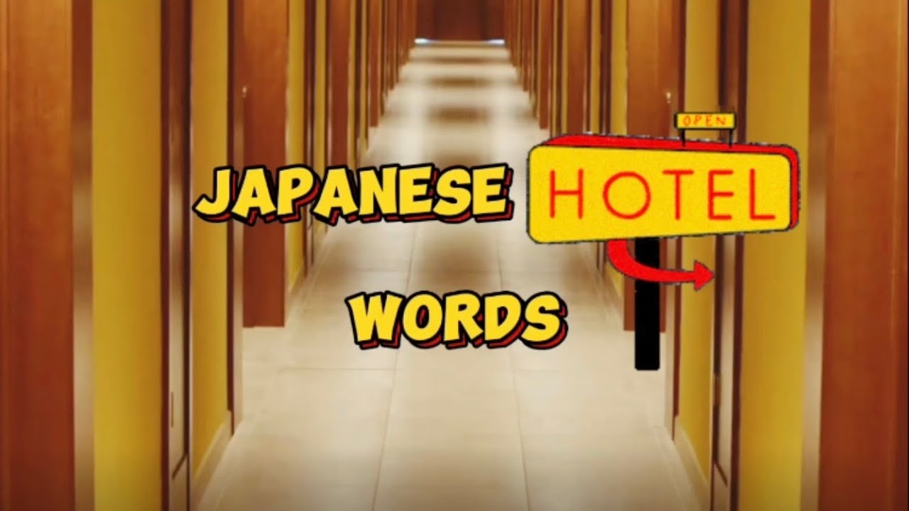 🇯🇵 USEFUL Japanese sentences in a HOTEL 🏨