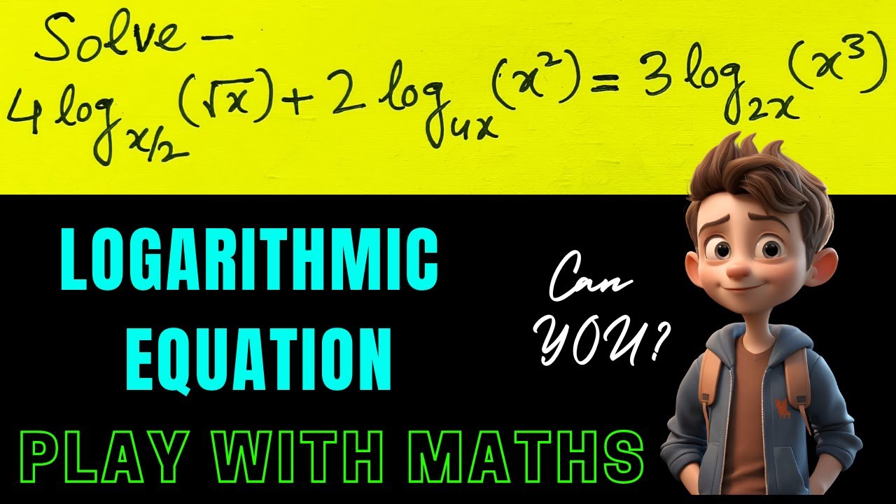How to Solve Logarithmic Equation | Logarithms | Play With Maths | MathsKart