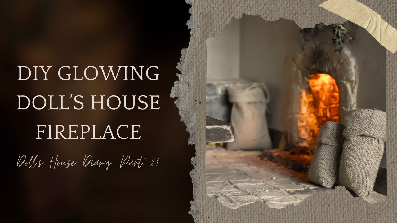 Glowing Dollhouse Fires | Tudor Doll’s House Makeover Diary - Part 21
