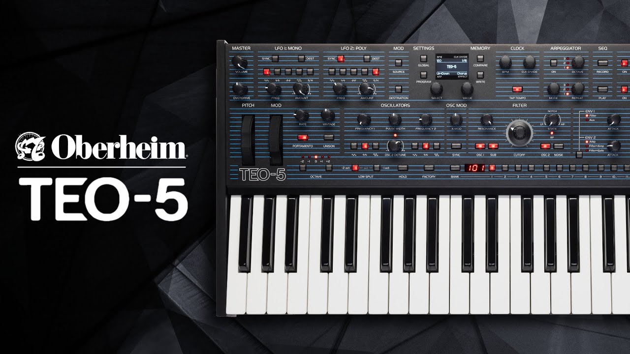 Oberheim TEO-5 Demo: Presets for Ambient, Techno, and Electronica  - NO 