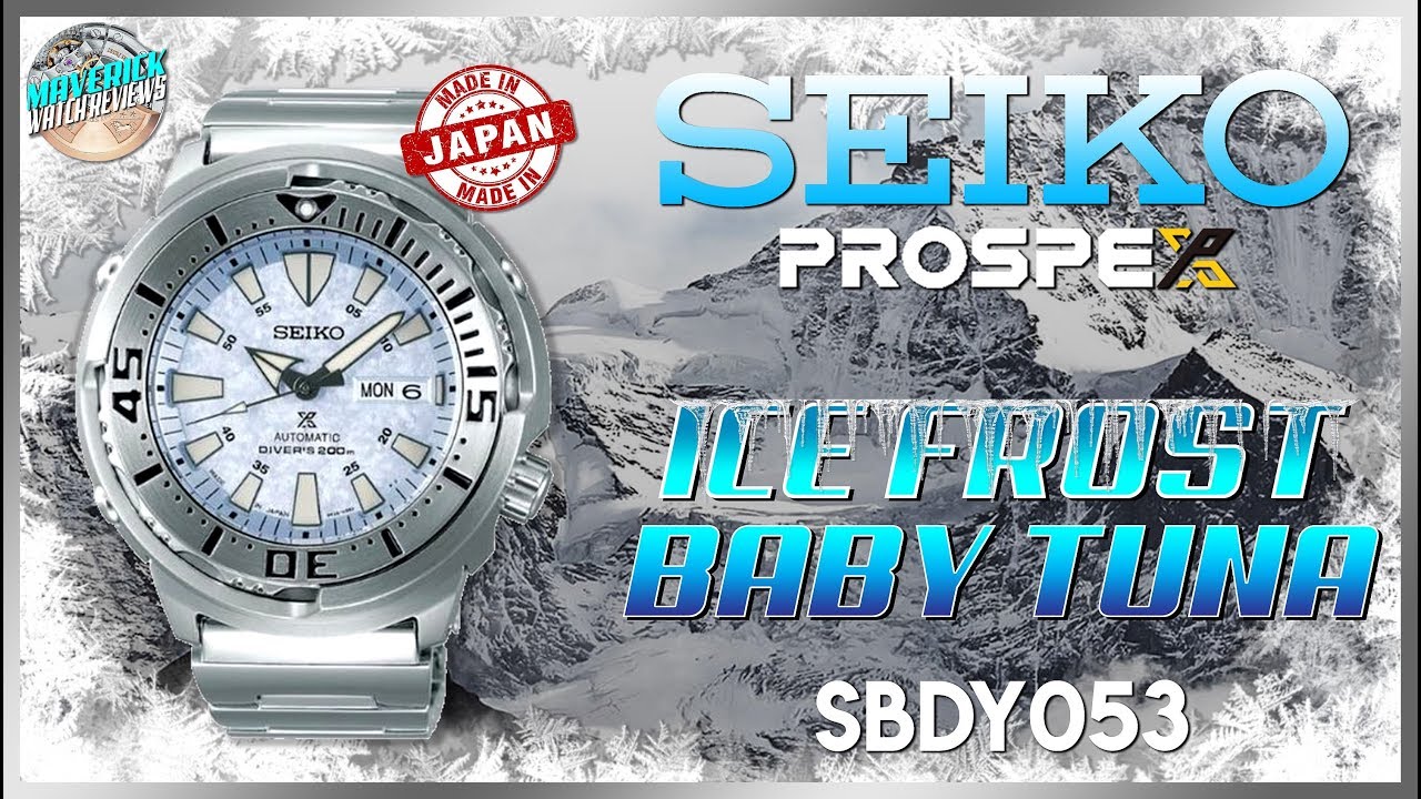 Stay Frosty! | Seiko Prospex Ice Frost Baby Tuna 200m Automatic SBDY053 Unbox & Review