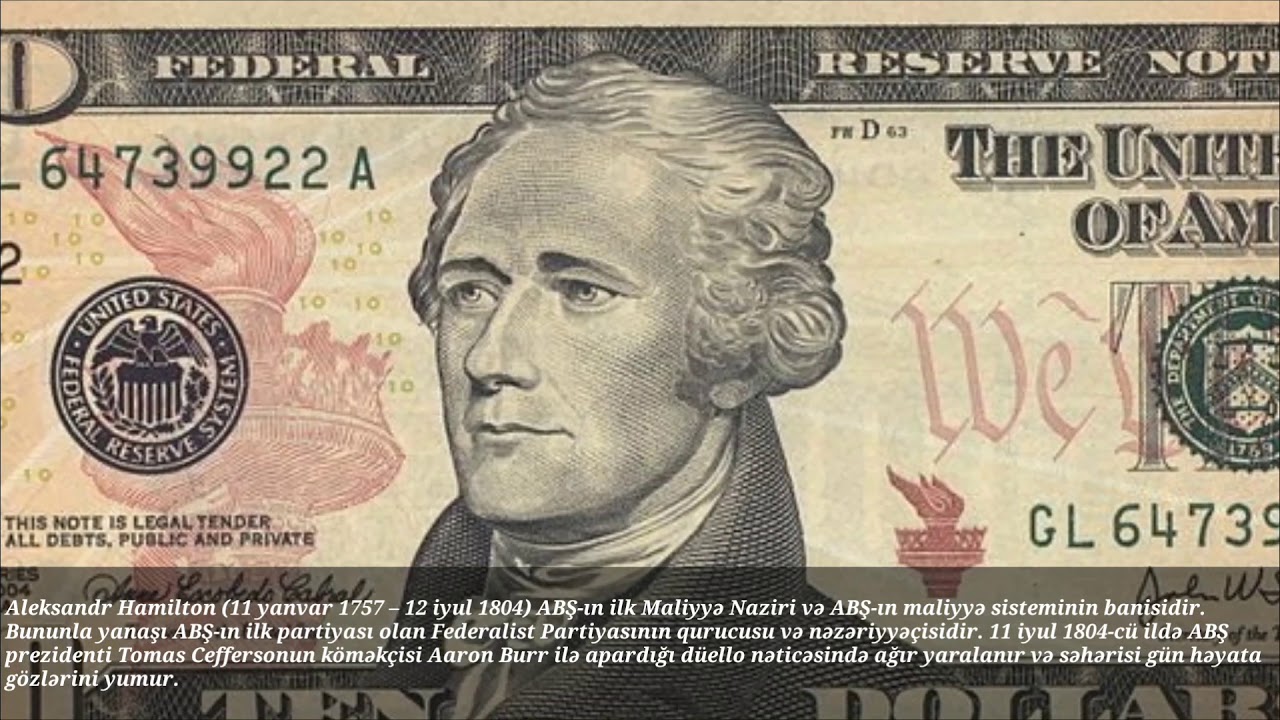 ABŞ dolları &uuml;zərindəki şəxslər kimdir?