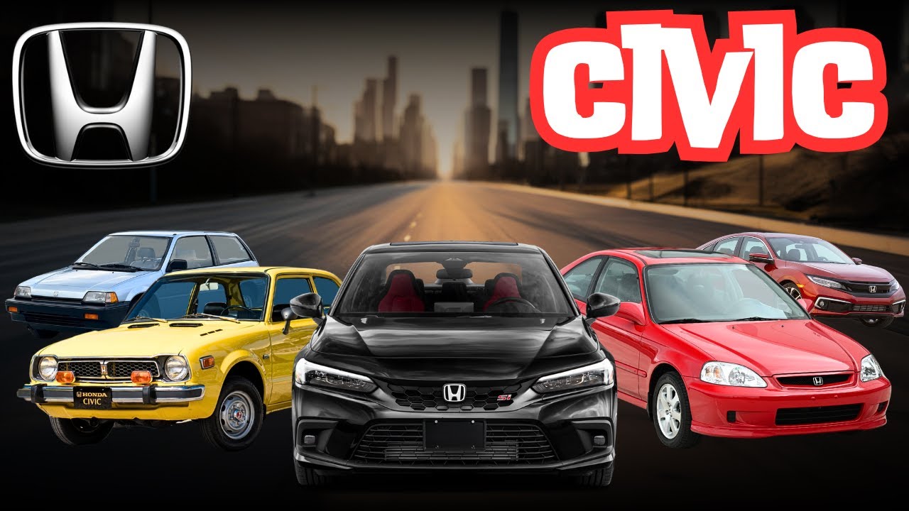 The Complete Evolution Of The Honda Civic