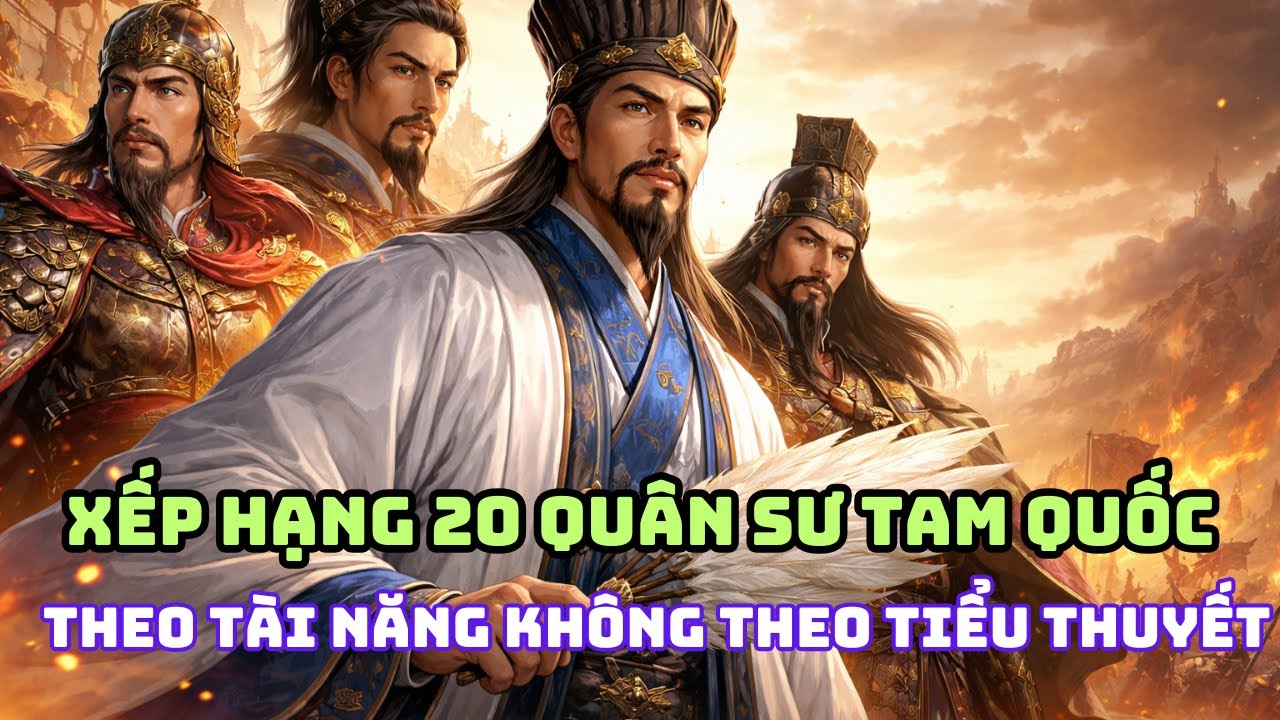 Xếp Hạng 20 Mưu Sĩ Tam Quốc Được Xếp Hạng Bằng Chiến Lược Thật Sự, Không Phải Truyền Thuyết