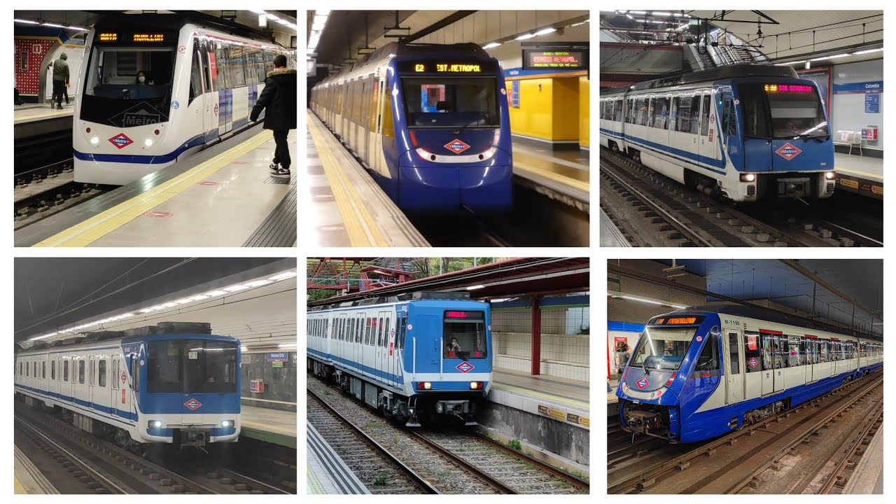 Metro de Madrid: Todas las series.