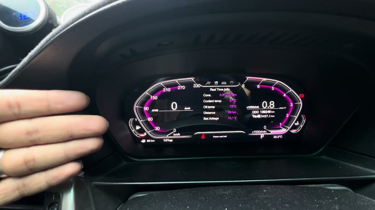 BMW Digital cluster Misconceptions 