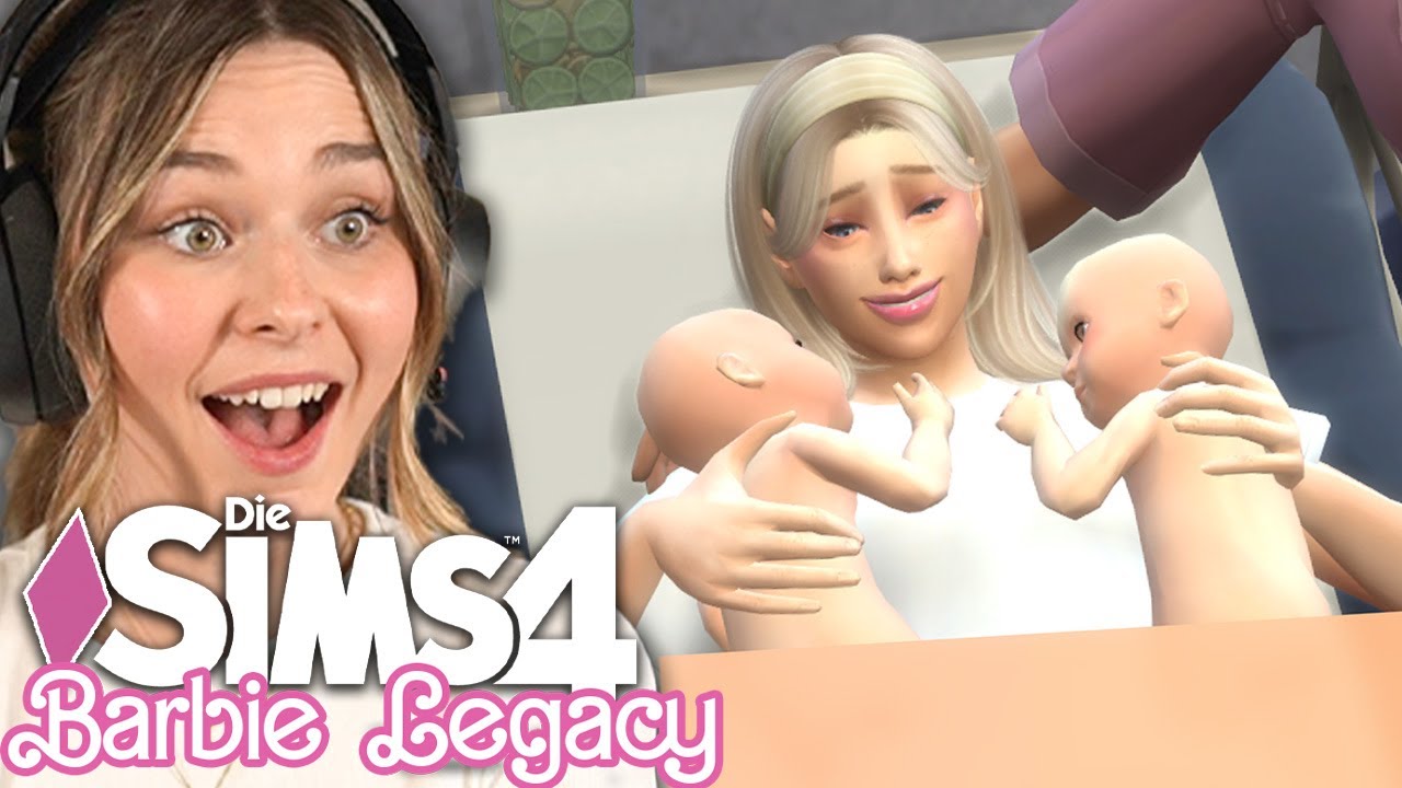 Die Geburt von Barbie's Zwillingen! - Die Sims 4 Barbie Legacy 10 (Stream vom 07.02.2024)