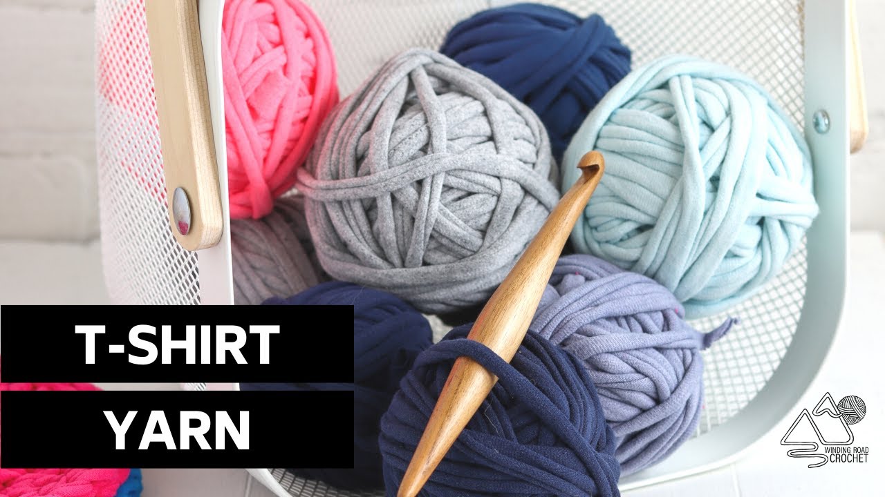 HOW to MAKE t-shirt YARN: Quick and Easy T-shirt Yarn Tutorial by Winding Road Crochet