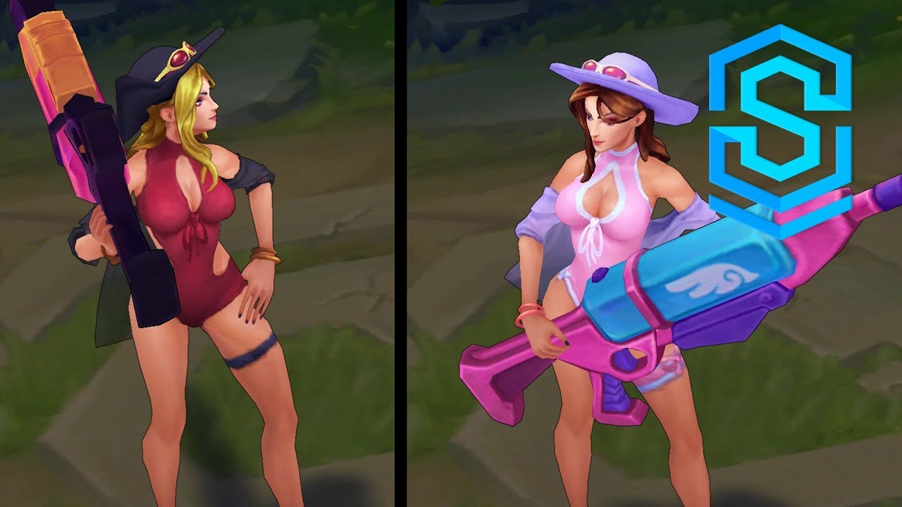 Pool Party Caitlyn Chroma Skins