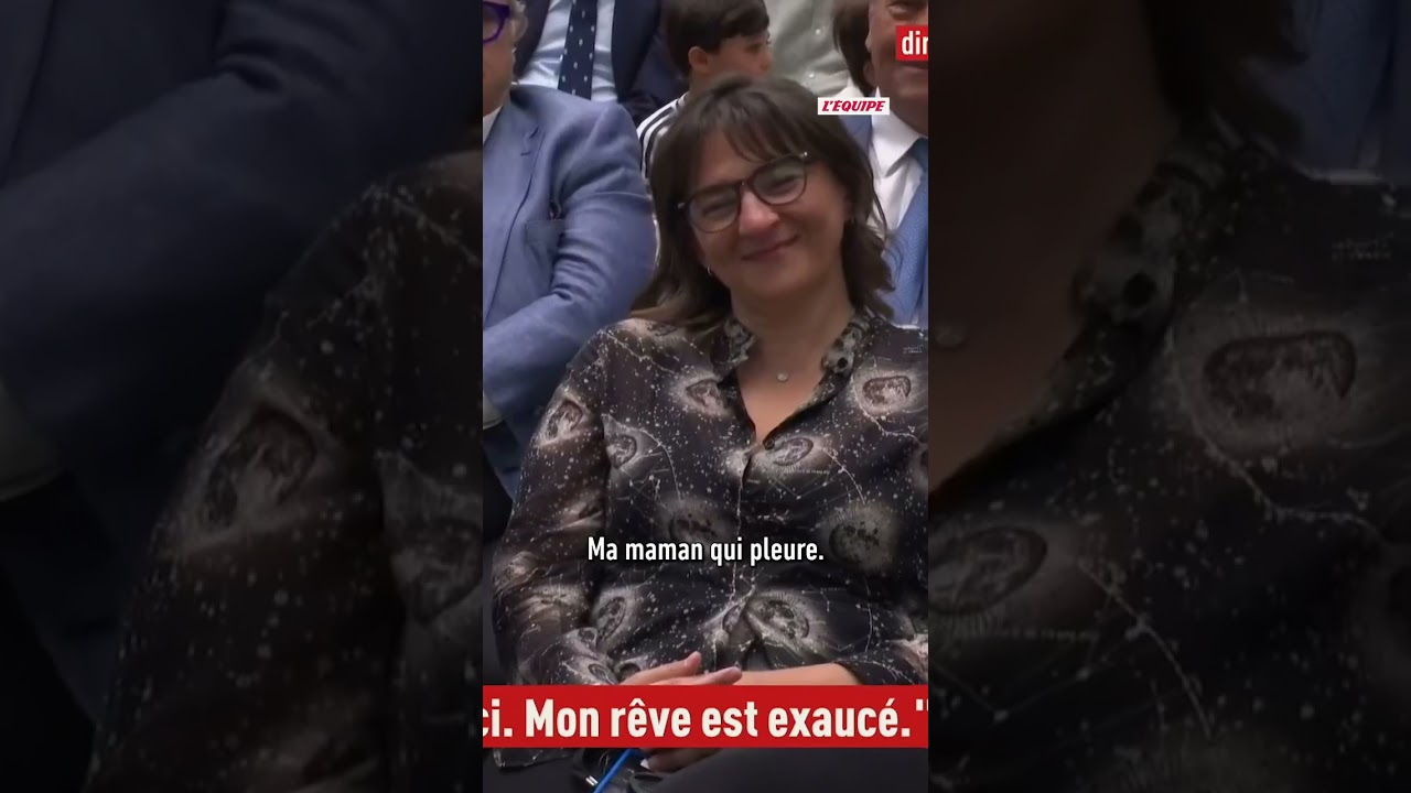 🥰 Les larmes de Fayza Lamari, la m&egrave;re de Kylian Mbapp&eacute;, apr&egrave;s la pr&eacute;sentation de son fils ! #mbappe