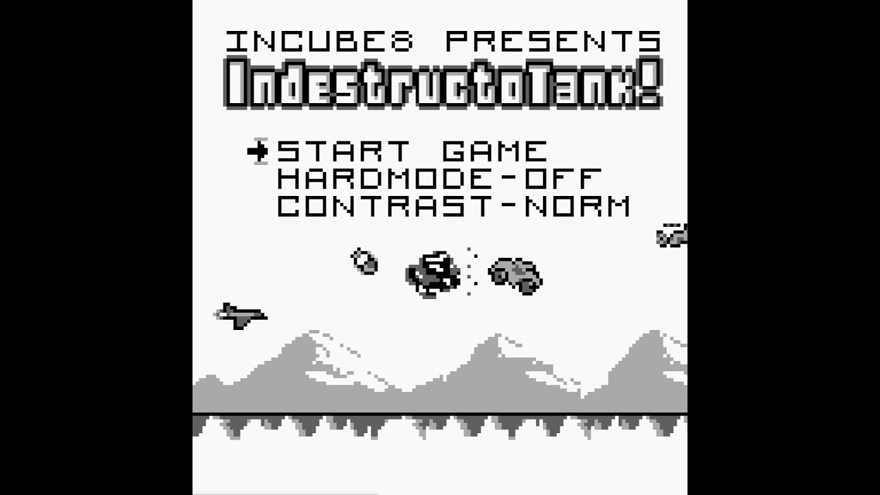 IndestructoTank! - let's play - NEW 2022 Gameboy game - Incube8 Games | Flash port - very fun!