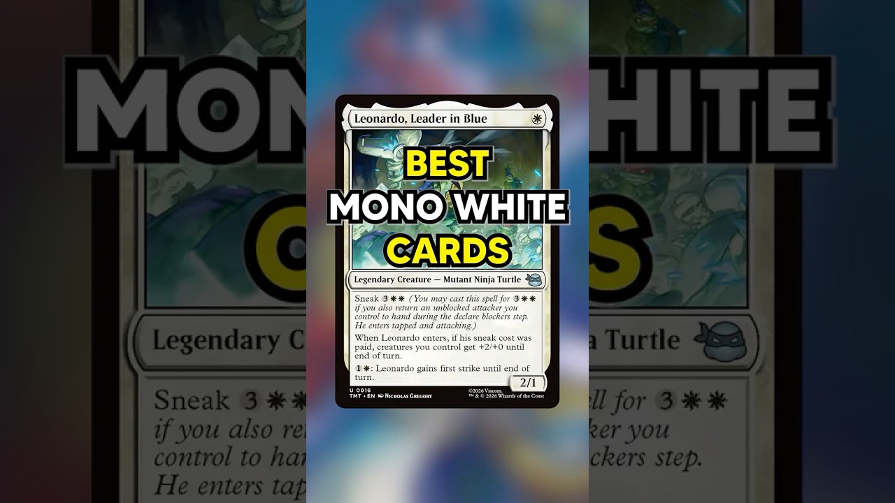 BEST White Cards TMNT Prerelease MTG