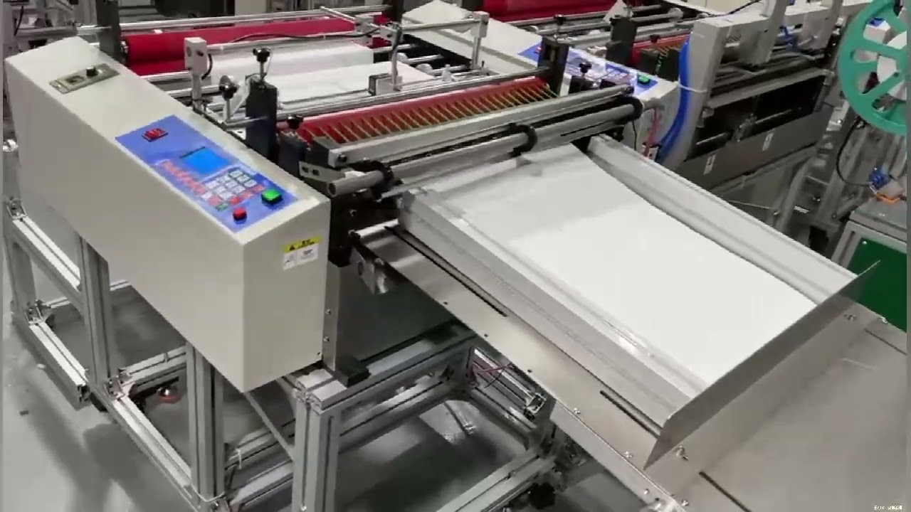 DTF Printer transfer PET film cross cutter cross cutting slitting machine with heat transfer film