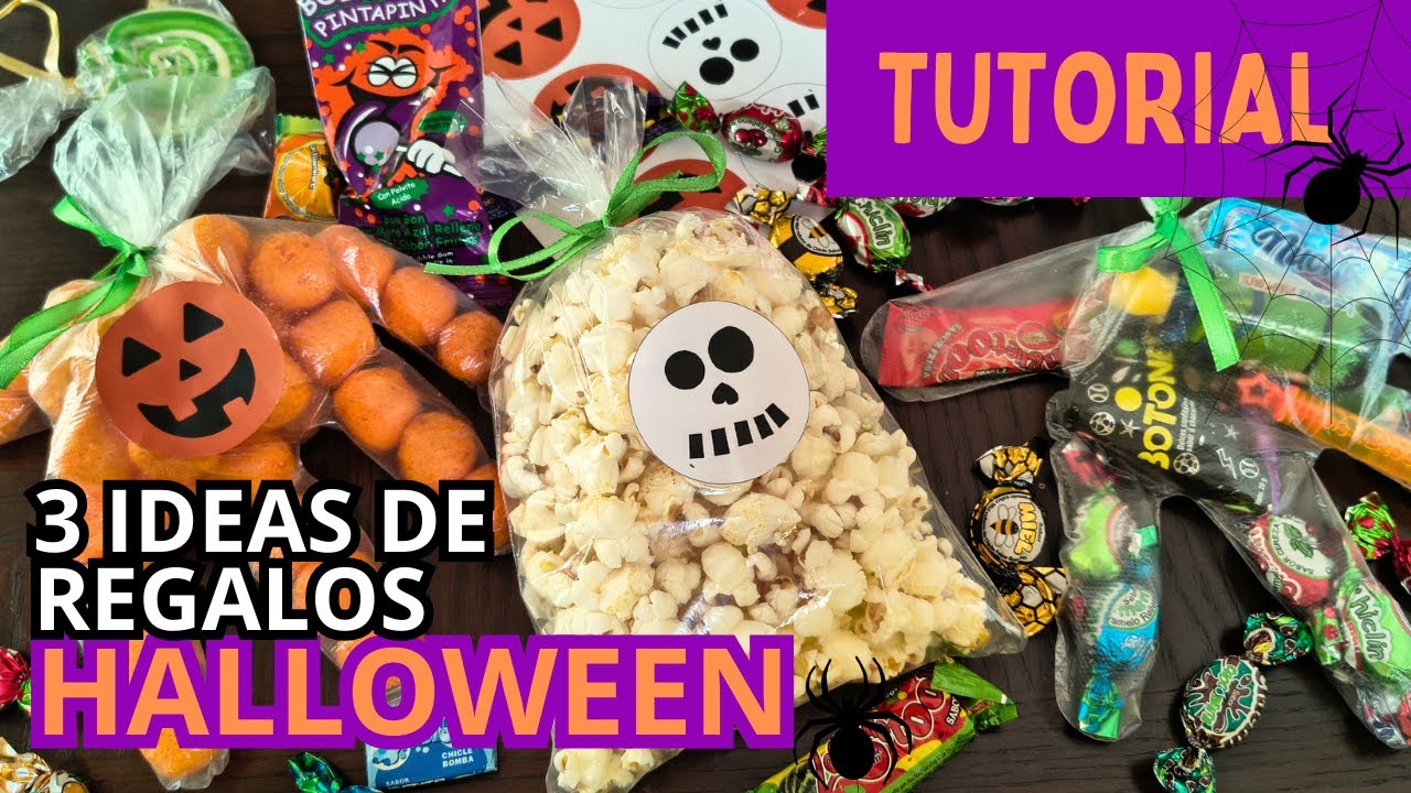 DIY HALLOWEEN 🎃 3 regalos fáciles y económicos 👌