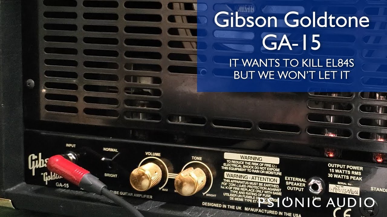 Gibson Goldtone GA-15 - It Wants to Kill EL84s but We Won't Let It