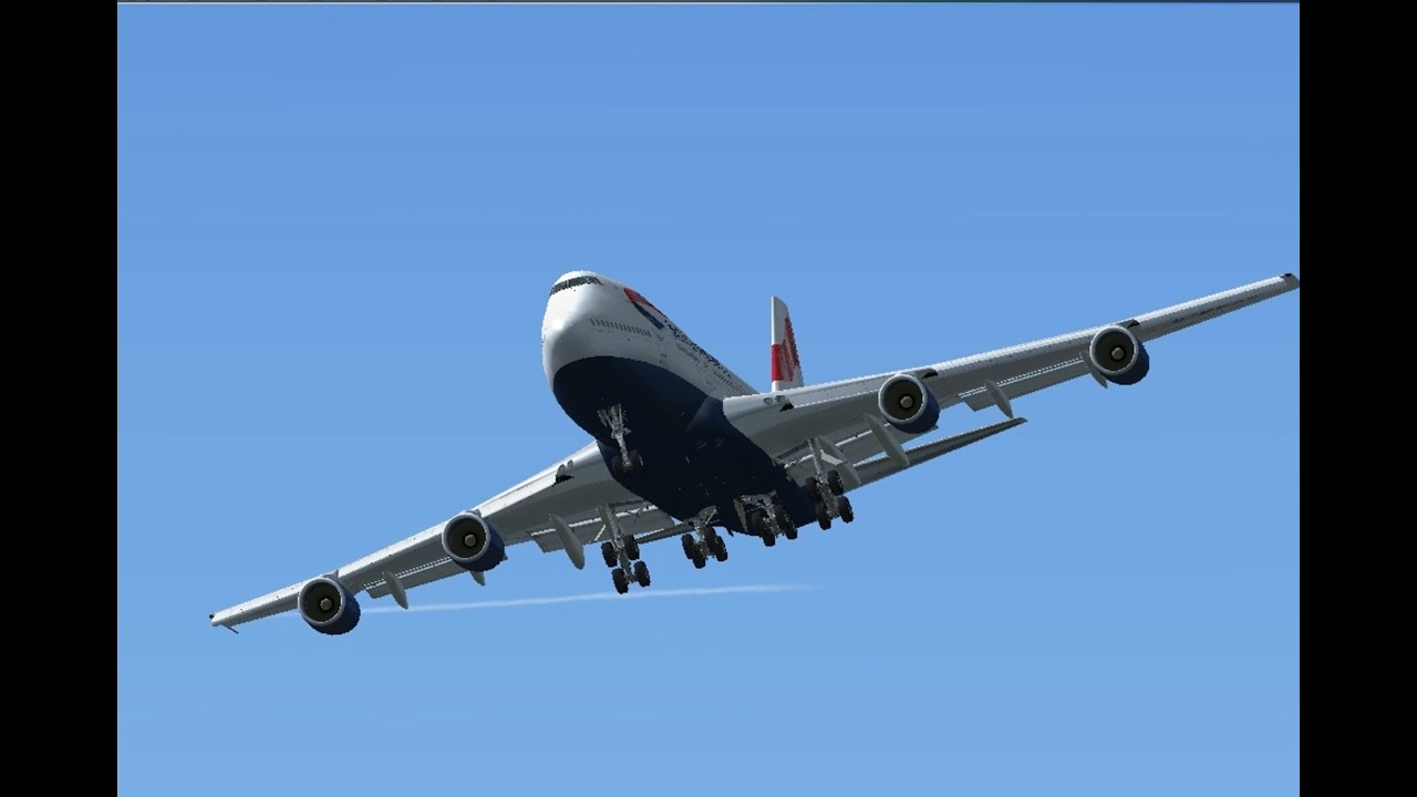 Kai Tak, Hong Kong, Boeing 747 final approach landing flight simulator X