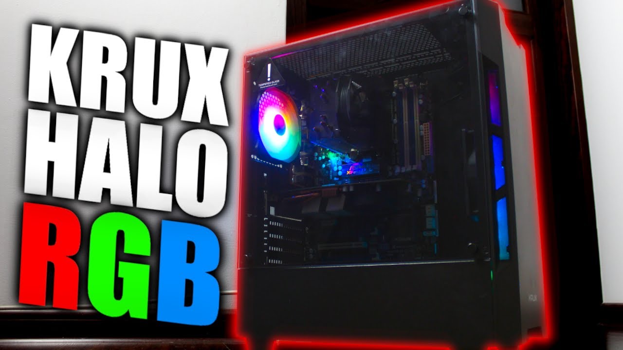 KRUX HALO - LEPSZA OD KRUX LEDA? TEST NOWEJ OBUDOWY Z RGB