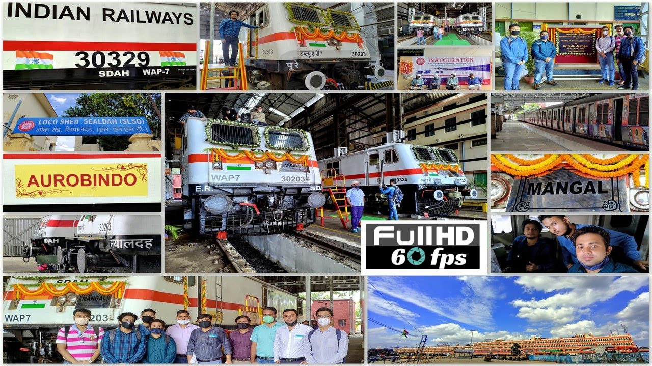 Trip to New Electric Locomotive Shed Sealdah Locomotive Shed | Full Coverage | Loco honking