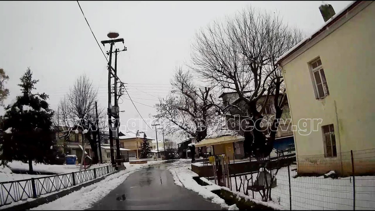 Φλαμουριά Έδεσσας Πέλλας Κεντρική Μακεδονία (χιόνι) Flamouria Edessa Pella C. Macedonia Greece snow