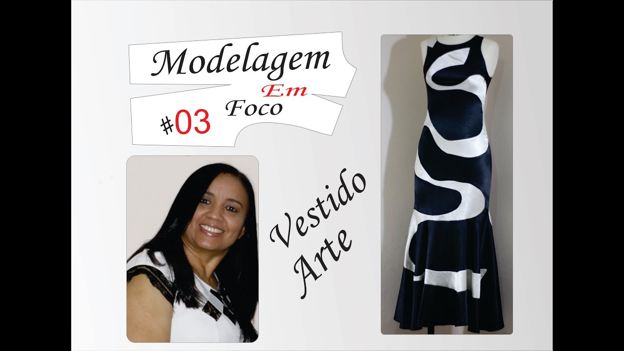 Modelagem em foco #03: Moulagem em tecido plano (Vestido Arte)