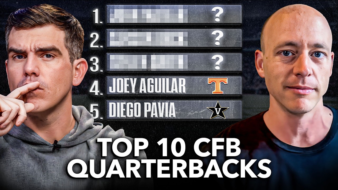 Top 10 College Football QB’s w/ Josh Pate | Crain & Company