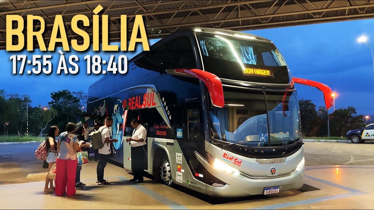 ENTARDECER NA RODOVIÁRIA INTERESTADUAL DE BRASÍLIA