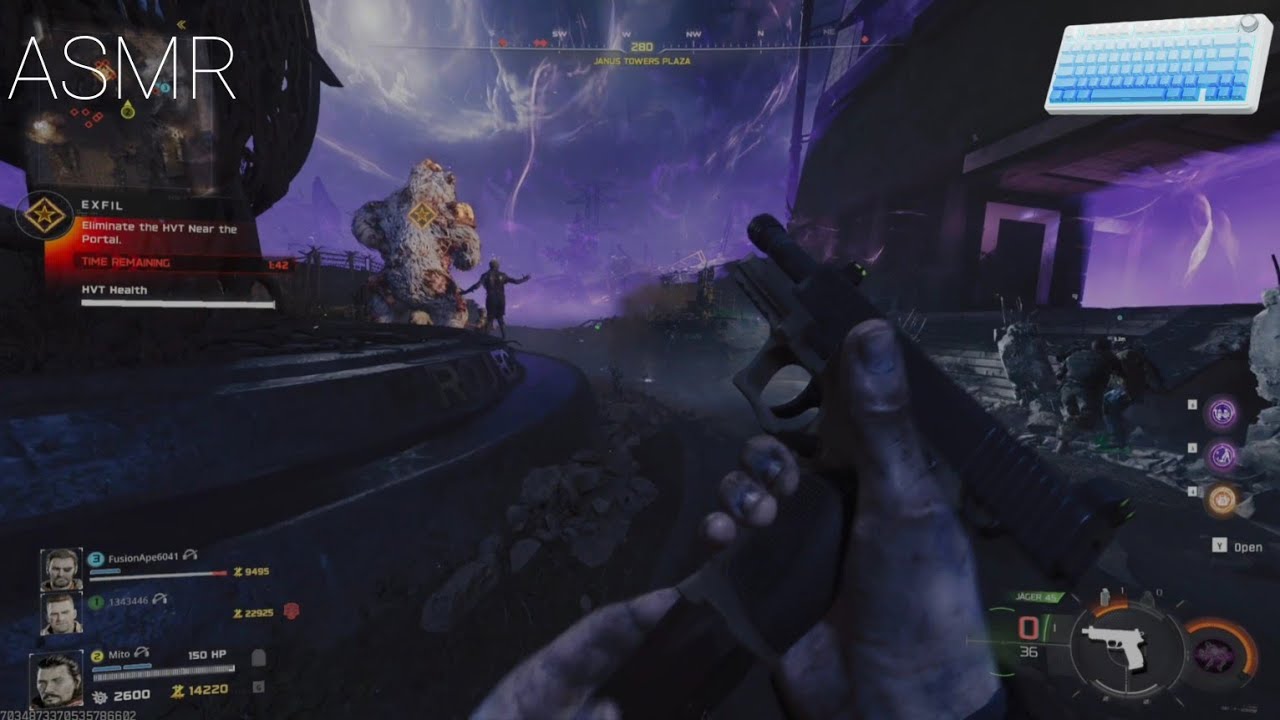 [ASMR Black Ops 7] first time trying zombie mode! keyboard & mouth sounds