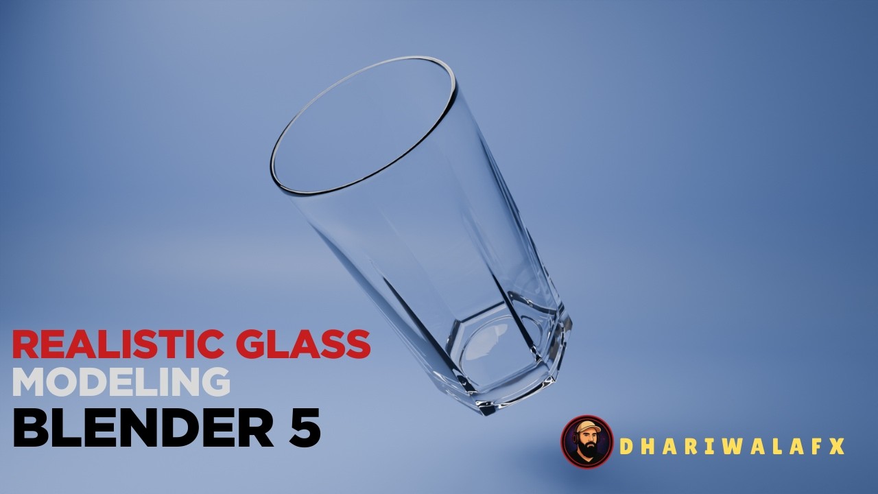 Как создать реалистичное стекло в Blender 5