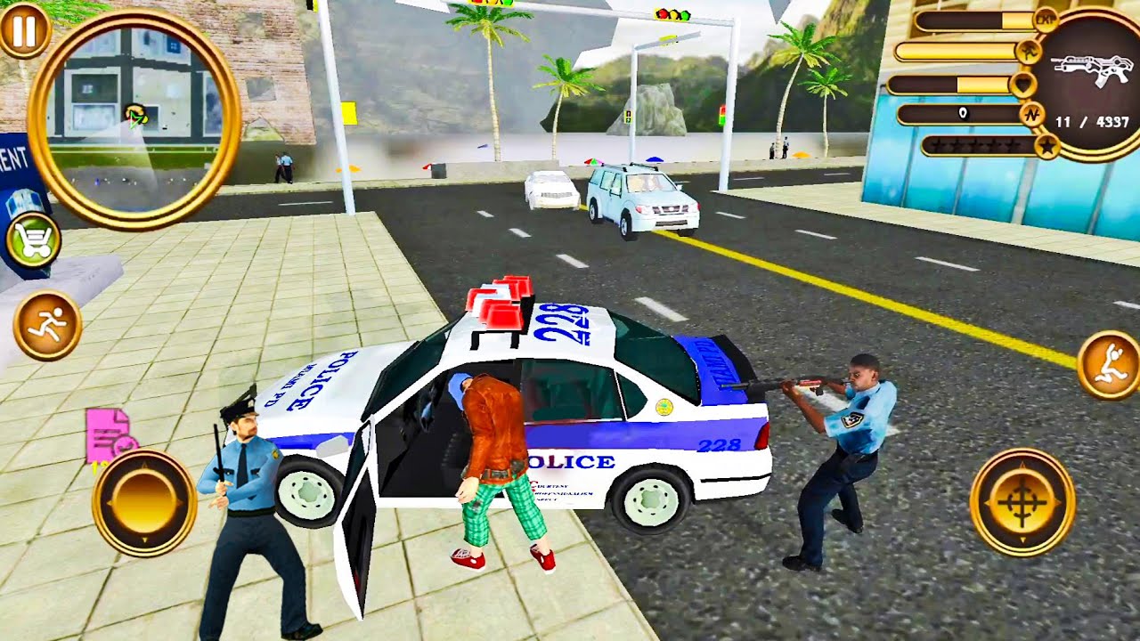Miami Crime Police Simulator - Gangster Ciy Vice! Android gameplay