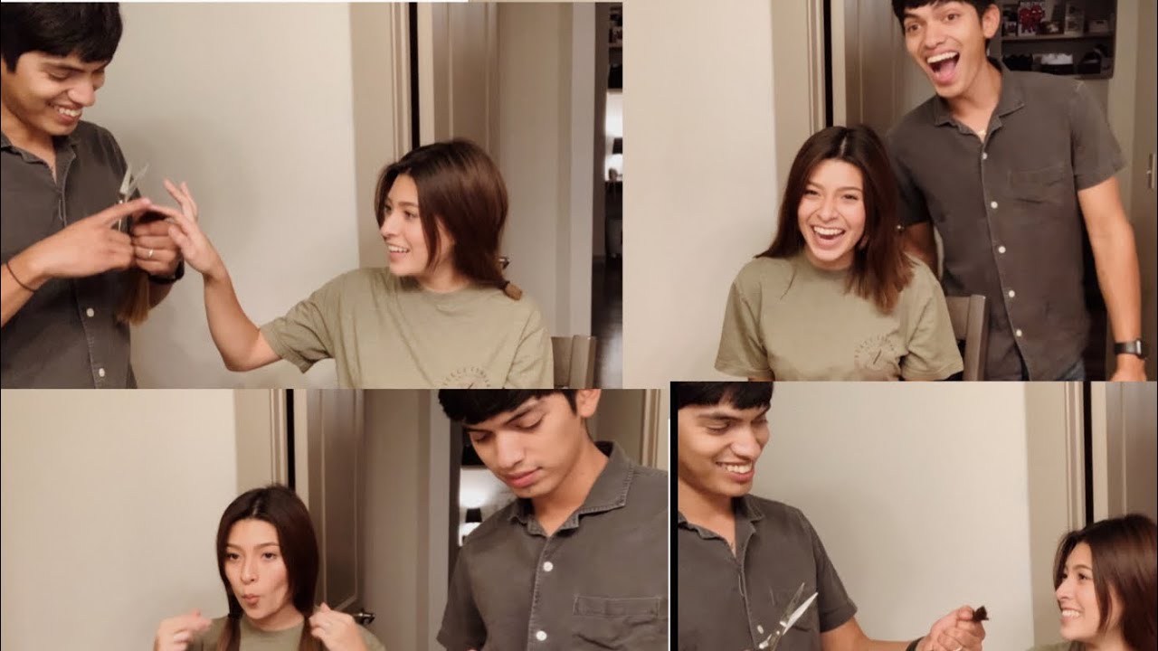 MEET MY HUSBAND! (I let my husband cut my hair..)
